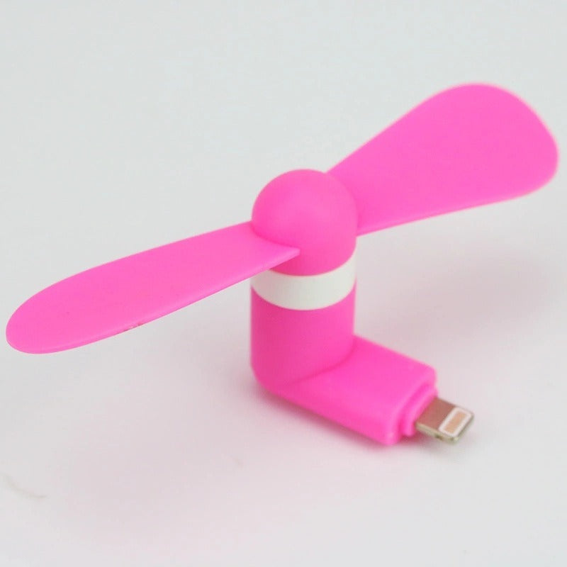 Ventilador Mini Portátil para Teléfonos Móviles iPhone y Android