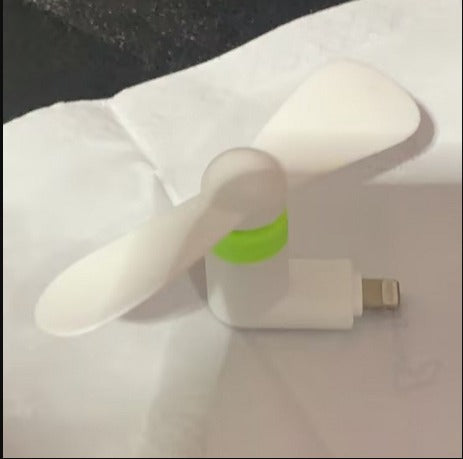 Ventilador Mini Portátil para Teléfonos Móviles iPhone y Android