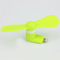 Ventilador Mini Portátil para Teléfonos Móviles iPhone y Android