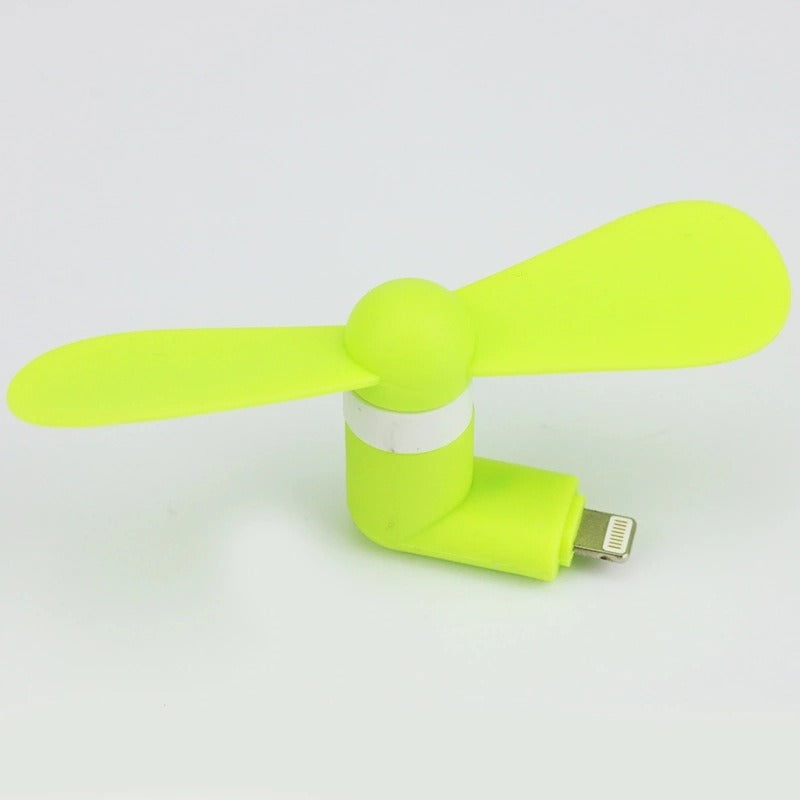 Ventilador Mini Portátil para Teléfonos Móviles iPhone y Android