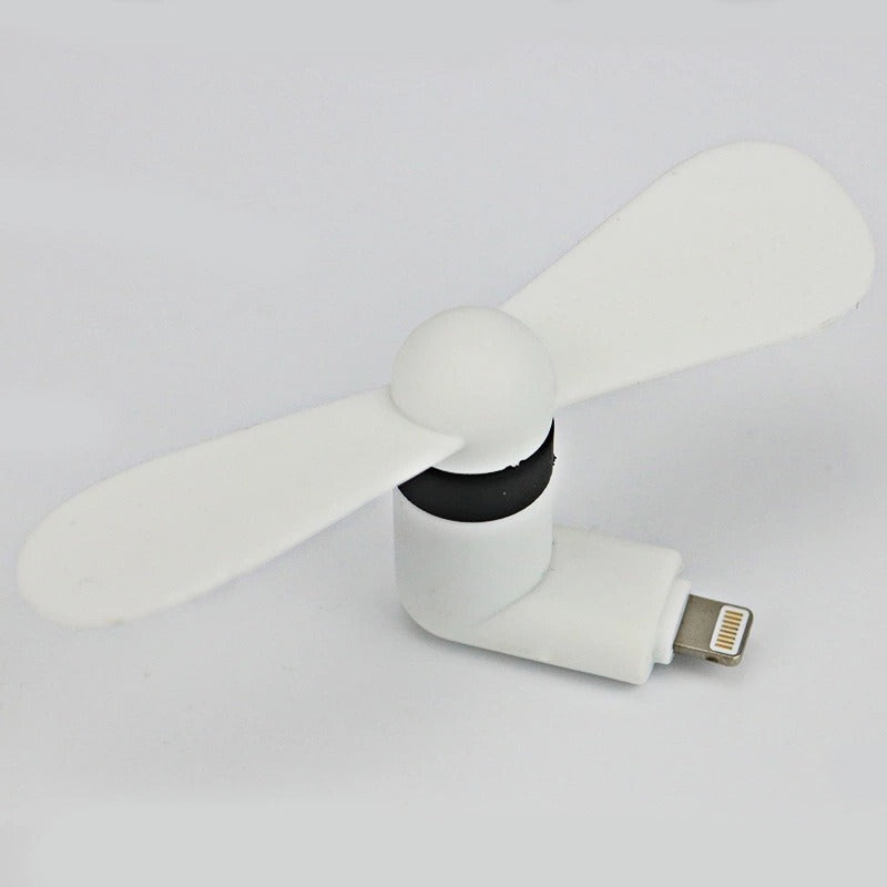 Ventilador Mini Portátil para Teléfonos Móviles iPhone y Android