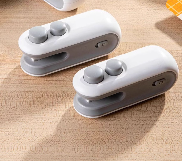 Sellador de Bolsas Mini USB 2 en 1 para Comida y Tentempiés