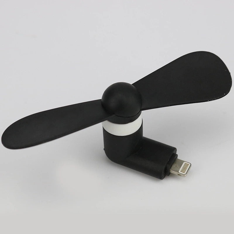 Ventilador Mini Portátil para Teléfonos Móviles iPhone y Android