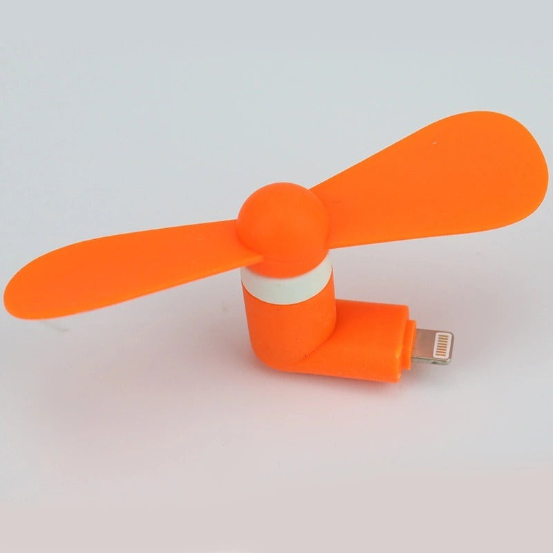 Ventilador Mini Portátil para Teléfonos Móviles iPhone y Android
